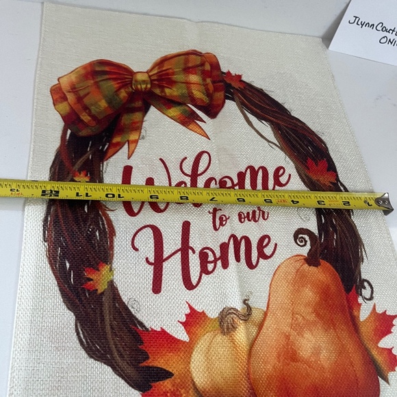NEW Welcome Home Fall Garden Flag, Fall Garden flag, Happy fall … - Picture 2 of 3